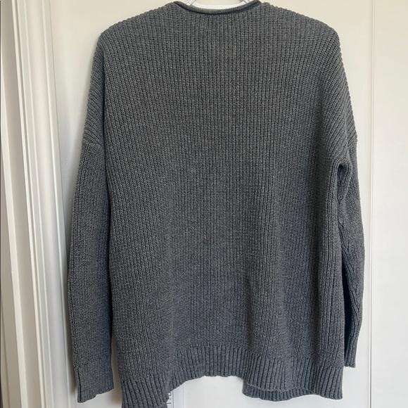 Gray Cardigan Sweater - Picture 4 of 4